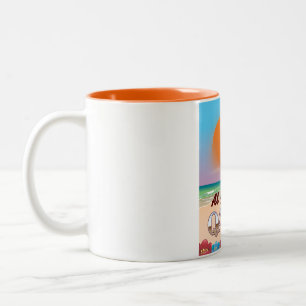 Al Ghariya Katar Strandposter Zweifarbige Tasse
