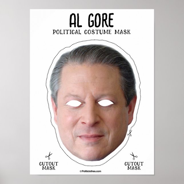 Al Gore Costume Mask Poster (Vorne)