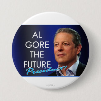 Al Gore das zukünftige Präsidenten-Button 3 Button