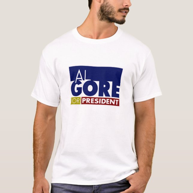 Al Gore für Präsident V1 T-Shirt (Vorderseite)
