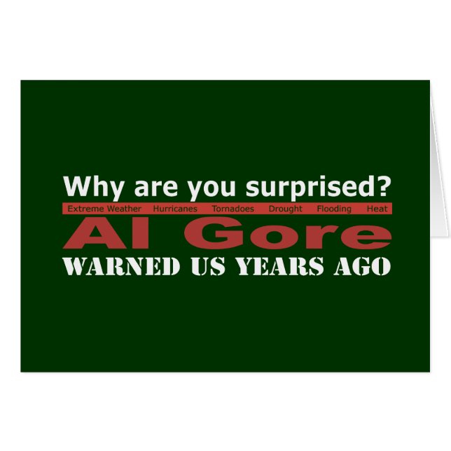 Al Gore warnte uns (Vorderseite (Horizontal))