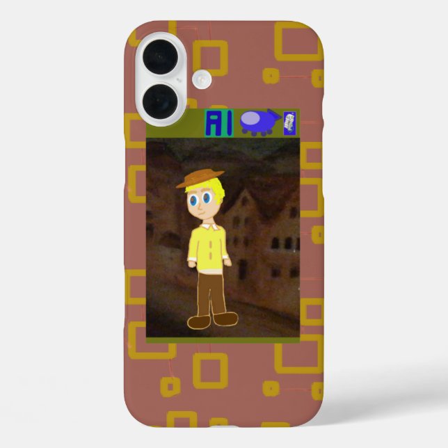 Al iPhone 16 Plus Hülle (Rückseite)