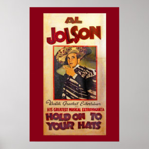 Al Jolson-TheaterPromo Poster