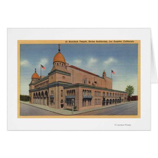 Al Malaikah Temple & Shrine Auditorium (Vorderseite (Horizontal))