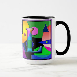 "AL"-Monogramm Kaffee-Tasse 15 oz Tasse