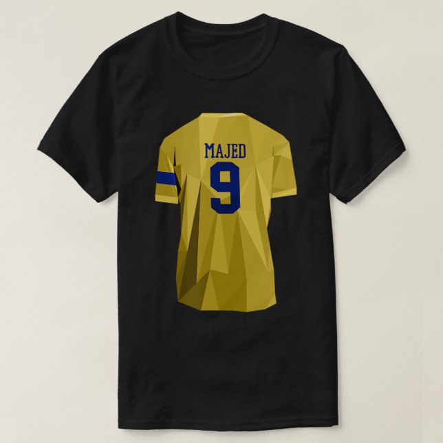 Al Nassr Majed Saudi Football Club Jersey Geschenk T-Shirt (Design vorne)