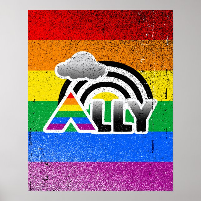 AL RAINBOW -.png Poster (Vorne)