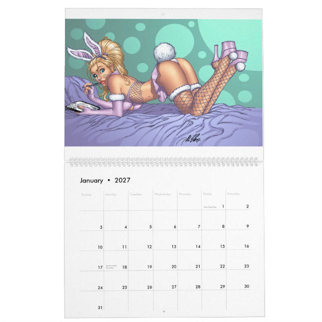 Al-Rio Button-oben Kalender ENORME GRÖSSE - 2012 (Jan 2027)