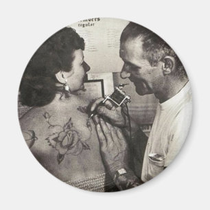 Al Shieferly tätowiert Rose Magnet