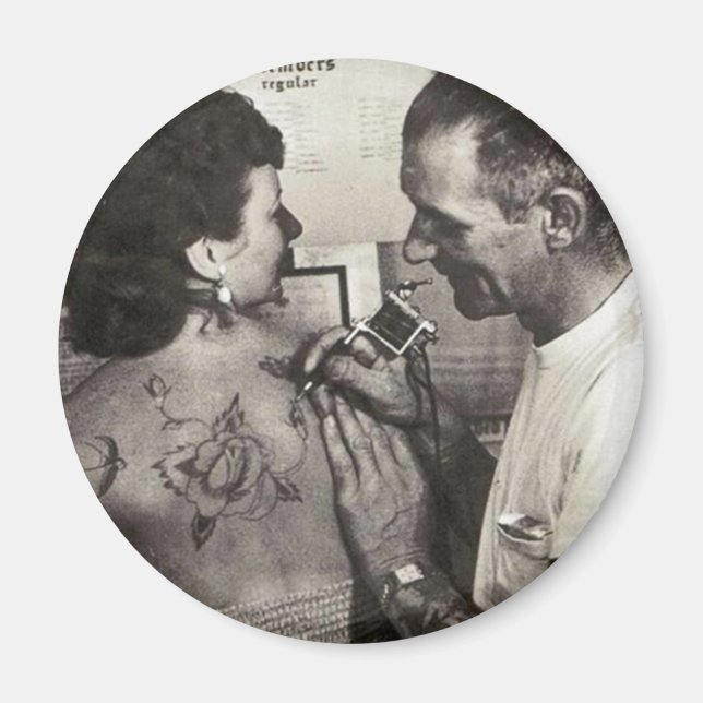 Al Shieferly tattoos Rose Magnet (Vorne)