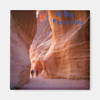 Al Siq Dans Petra City Frigo Magnet Souvenir