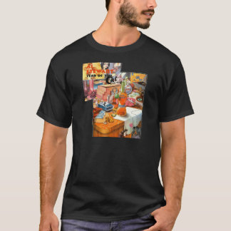 Al Stewart Année Du T-shirt Classique Chat