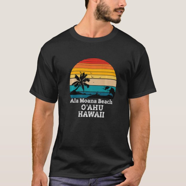 Ala Moana Beach Park Hawaii T-Shirt (Vorderseite)