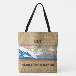 Ala Moana hawaiische Monogramm-Strand-Tasche Tasche