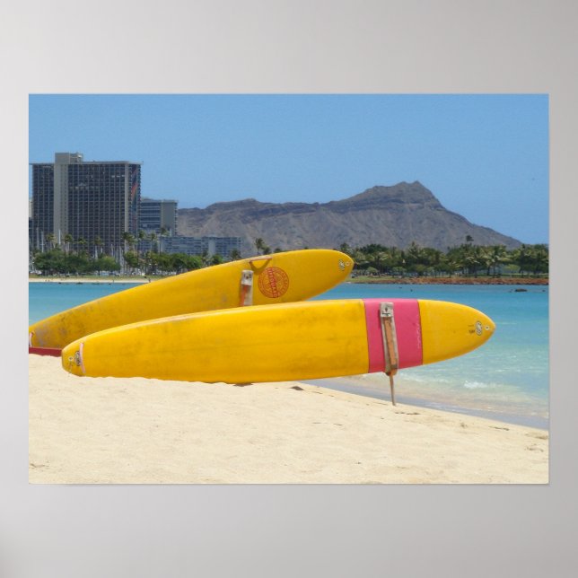 Ala Moana Surfboards Poster (Vorne)