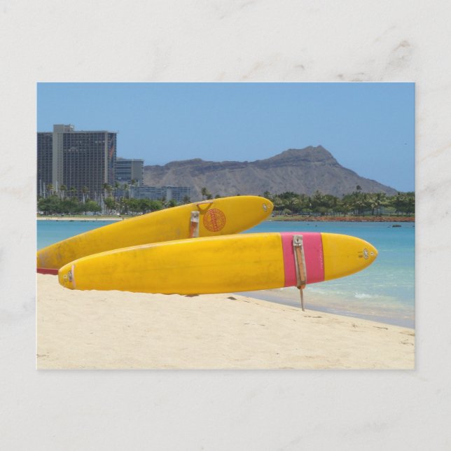 Ala Moana Surfboards Postkarte (Vorderseite)