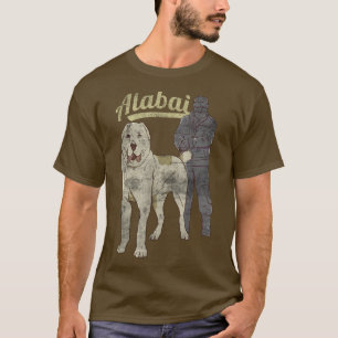 Alabai Hund liebt Männer im Retro-Stil Frauen und  T-Shirt