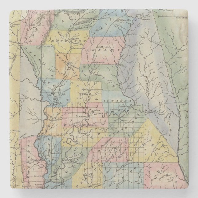 Alabama 2 steinuntersetzer (Vorderseite)