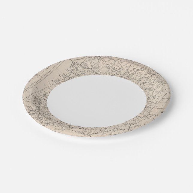 Alabama 6 pappteller (Schrägansicht)