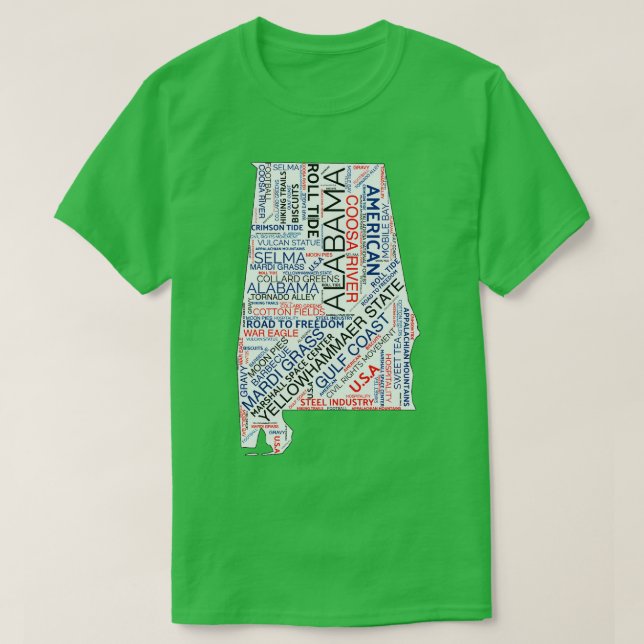 Alabama Abenteuer TShirt (Design vorne)