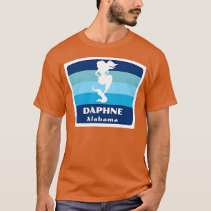 Alabama AL Beach Schwimmen Meerjungfrau Silhouette T-Shirt