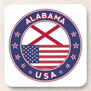 Alabama, Alabama-T - Shirt, Alabama-Aufkleber, Getränkeuntersetzer