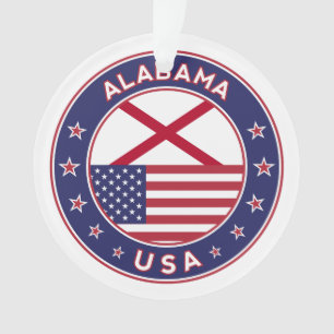 Alabama, Alabama-T - Shirt, Alabama-Aufkleber, Ornament