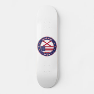 Alabama, Alabama-T - Shirt, Alabama-Aufkleber, Skateboard