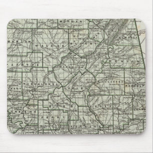 Alabama Atlas Karte Mousepad
