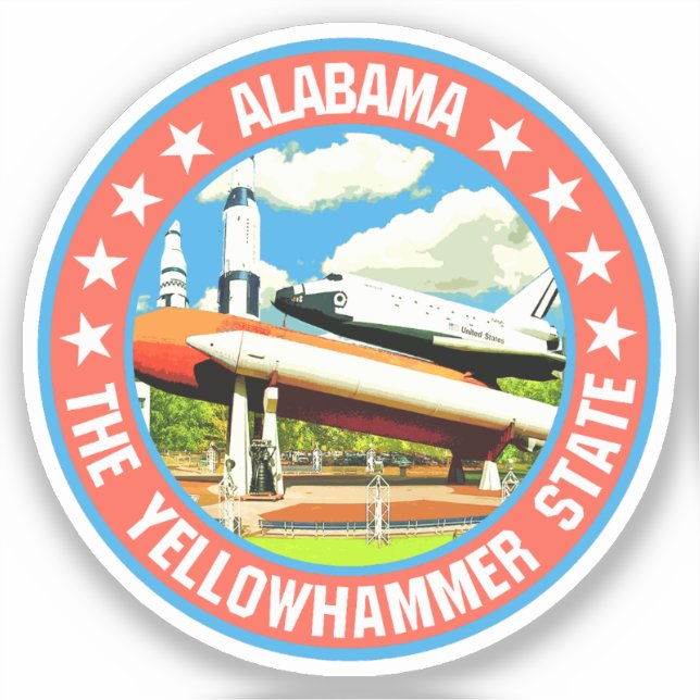 Alabama Aufkleber (Vorderseite)