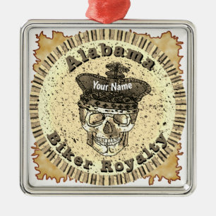 Alabama Biker Ornament Aus Metall