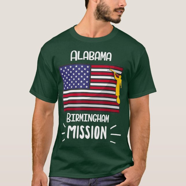 Alabama Birmingham Mormon LDS T-Shirt (Vorderseite)