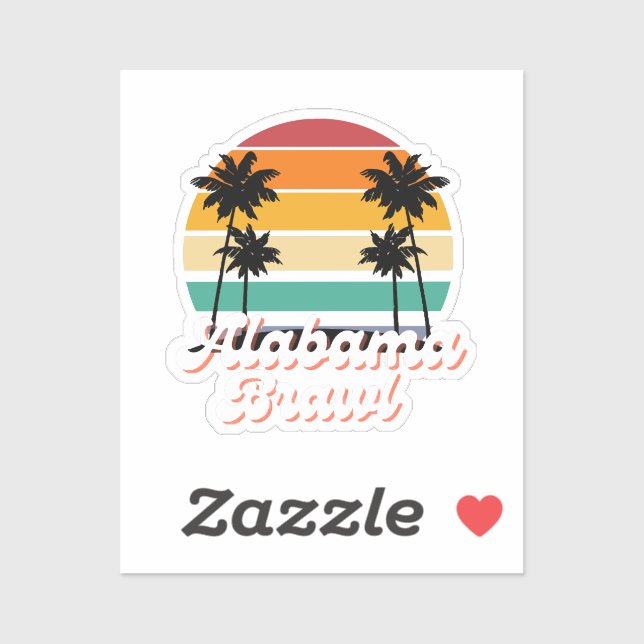 Alabama Brawl Aufkleber (Blatt)