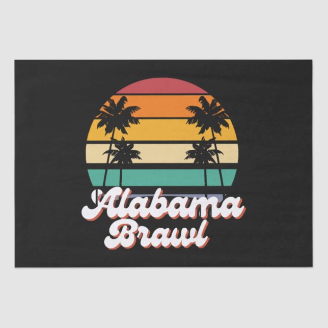 Alabama Brawl Seidenpapier (Vorderseite)