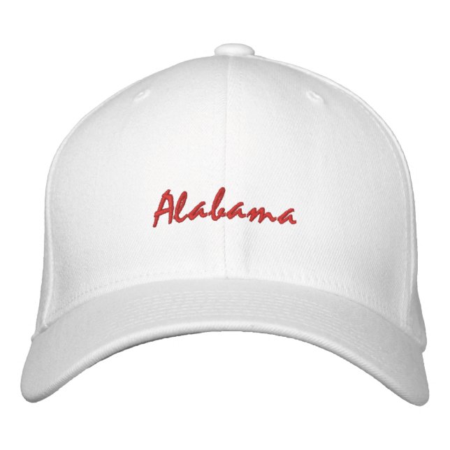 Alabama Cap Bestickte Baseballkappe (Vorderseite)