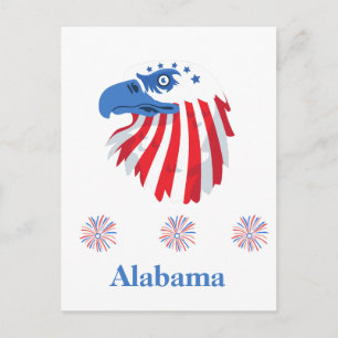Alabama Celebrates: Glückliche Unabhängigkeit D Postkarte