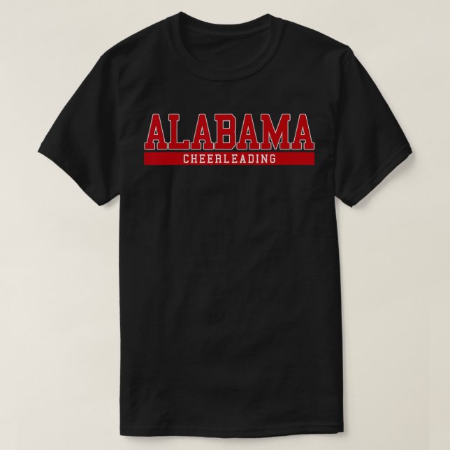 Alabama Cheerleading T-Shirt (Design vorne)