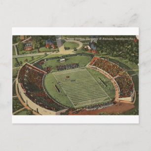 Alabama Denny Stadium Vintage-Postkarte Postkarte