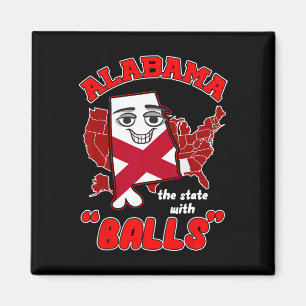 Alabama der Staat mit dem lustigen Bama Football Magnet