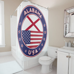 Alabama Duschvorhang