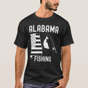 Alabama Fischen für Männer Frauen oder Jugendliche T-Shirt