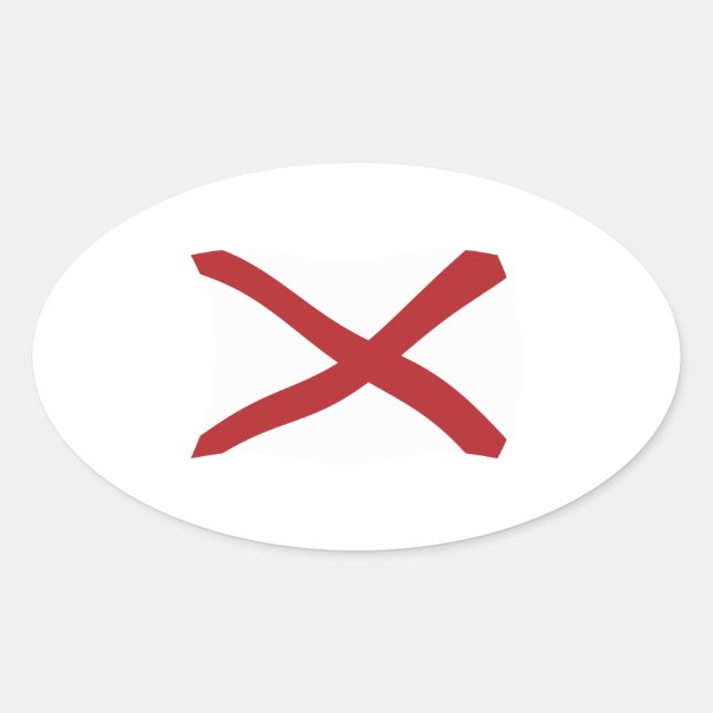 Alabama Flag Sticker (Vorderseite)