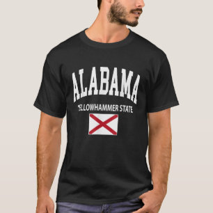 Alabama Flag Yellowhammer Staat USA Staaten T-Shirt