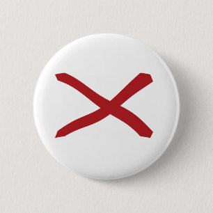 Alabama-Flagge-Button Button