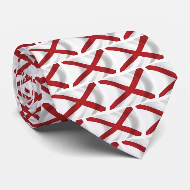 Alabama-Flagge Krawatte (Gerollt)