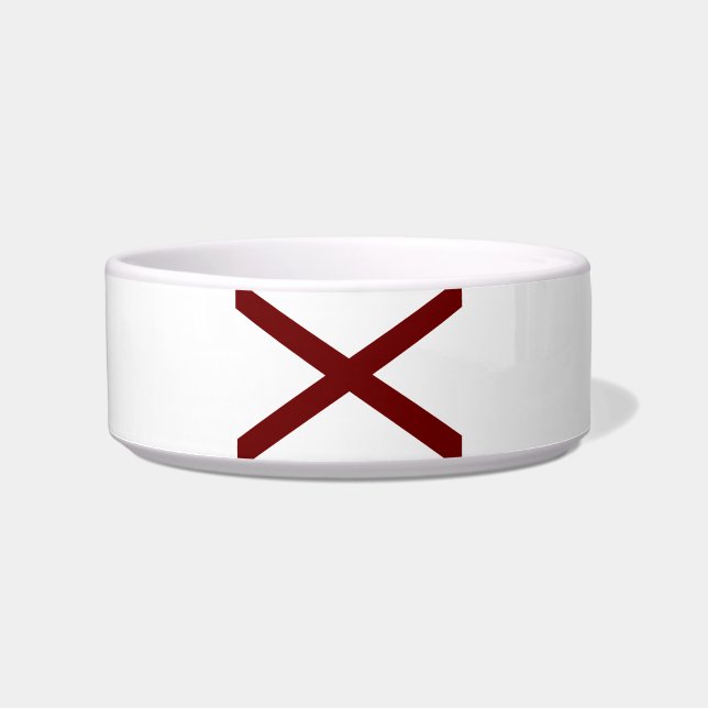 Alabama-Flagge-Siegel Napf (Vorderseite)