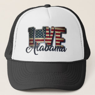 Alabama-Flagge Truckerkappe