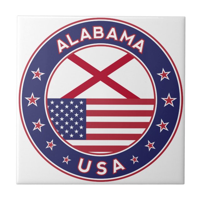 Alabama Fliese (Vorderseite)