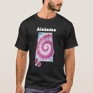 Alabama-Gefärbte Krawatte T-Shirt