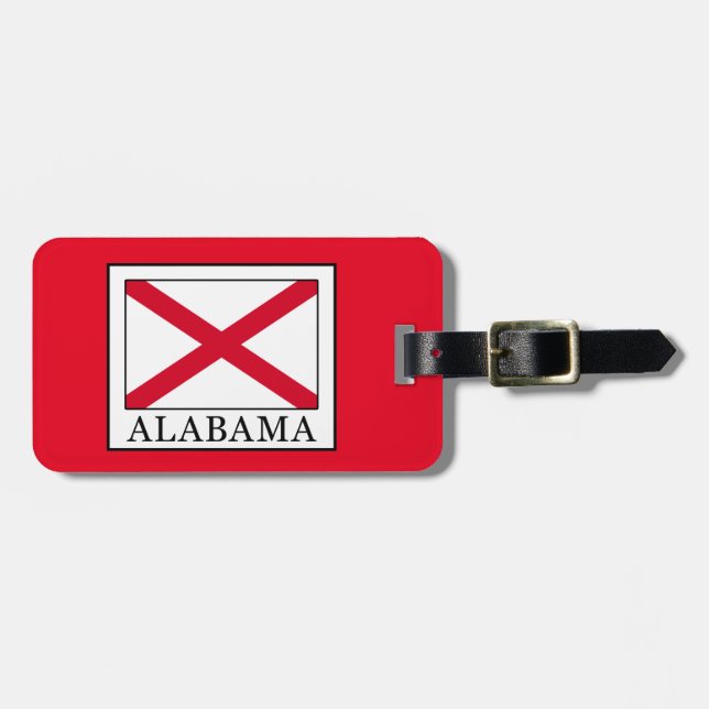 Alabama Gepäckanhänger (Vorderseite horizontal)